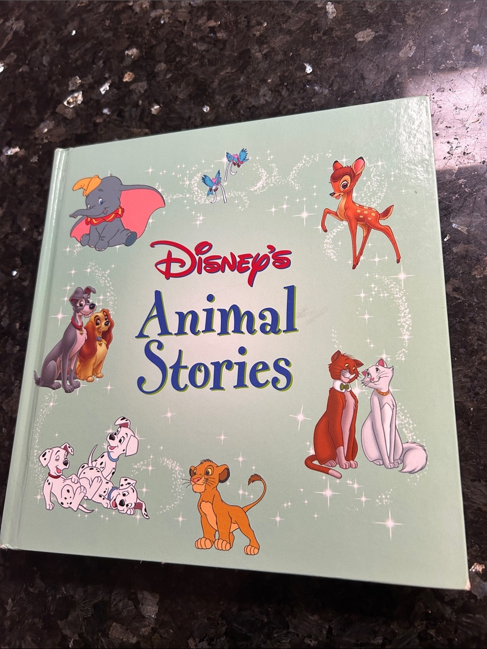 Disney Animal Stories Hardcover Book - Mint Green